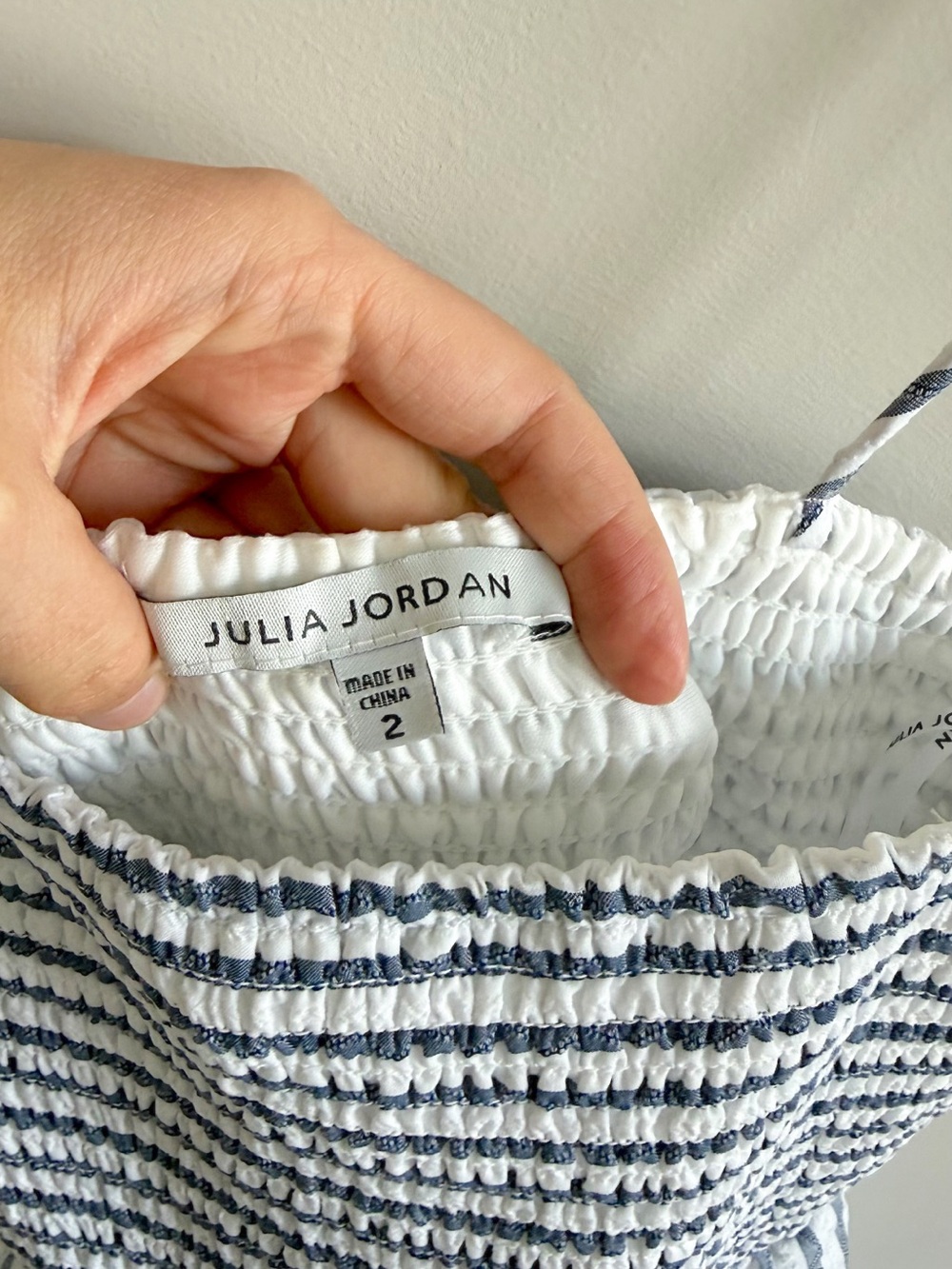 Julia Jordan Tie Shoulder Smocked Midi Dress - Picture 7 of 8